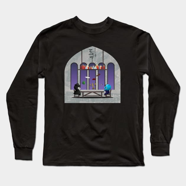 Dinner time Long Sleeve T-Shirt by mattskilton